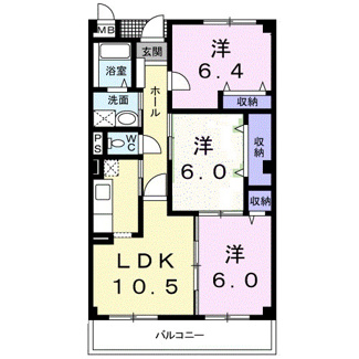 【間取り】 | メルヴェイユ