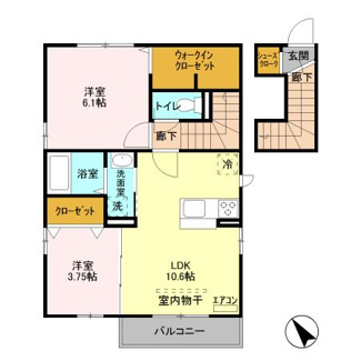 【間取り】 | ネオハイツサギヌマA