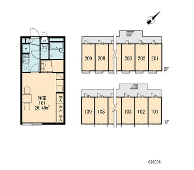 【区画図】 | 道野辺北原