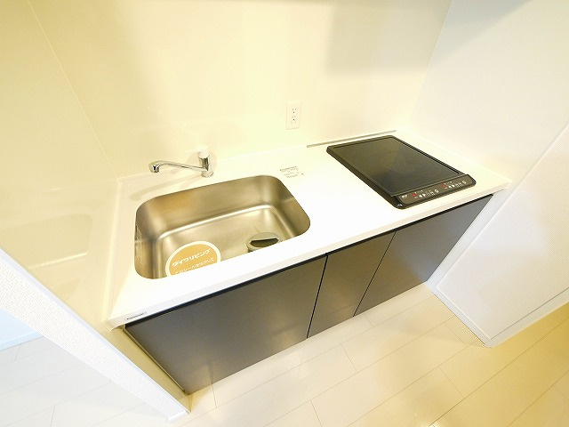 アンジュ高天のキッチン|きれいなキッチンです