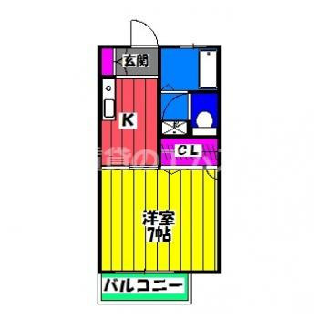 【間取り】 | フェアガーデン竹下 | フェアガーデン竹下の間取り