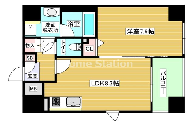 【間取り】 | D-Rest Nakanoshima