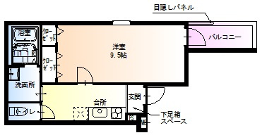 【間取り】 | フジパレス喜連瓜破Ⅰ番館