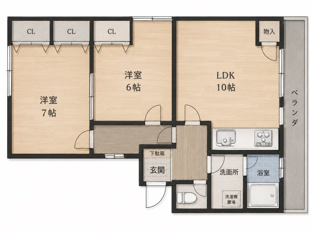 【間取り】 | サニーサイドベテル