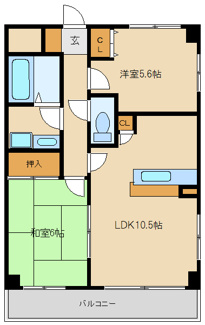 【間取り】 | シティフォーラム梶ヶ谷2 | 間取り　