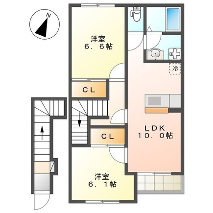 【間取り】 | クレア貝塚