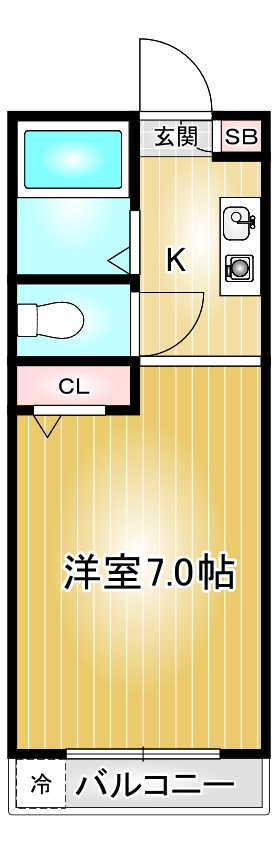 富士レイホービル第5の間取り|富士レイホービル第5