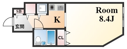 ロマネスク六甲第２の間取り