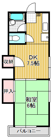 【間取り】 | 戸越ニューコーポ