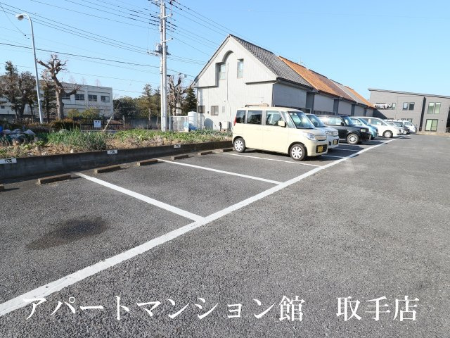 Nハウスの駐車場