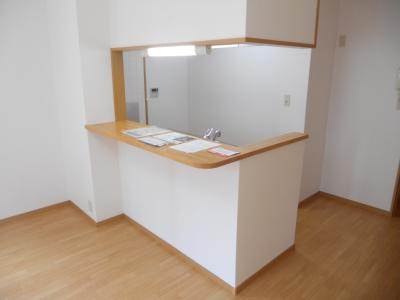 トゥー・ル・モンド京都五条のキッチン|カウンターキッチン