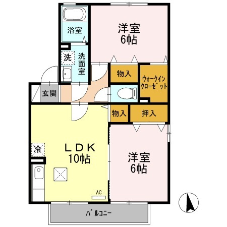ジュネスⅣの間取り