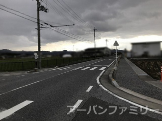 【前面道路含む現地写真】 | 野洲市小南　売土地