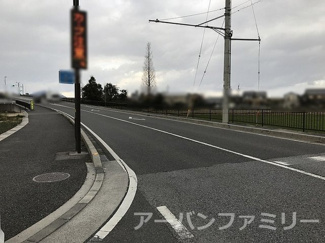 【前面道路含む現地写真】 | 野洲市小南　売土地