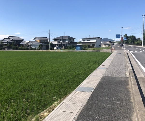 野洲市小南　売土地の外観