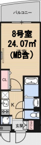 【間取り】 | Luxe今里Ⅱ