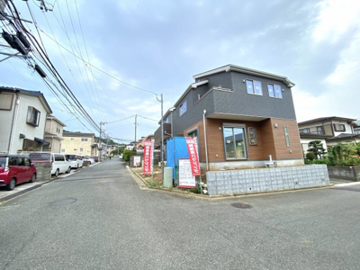 【前面道路含む現地写真】 | 最終1棟　【売主】MLH　大庭　新築分譲 | 前面道路含む現地写真です