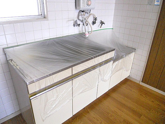 六甲篠原マンションのキッチン