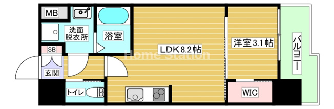 【間取り】 | セレニテ福島シェルト