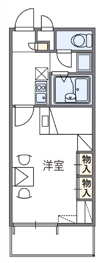 【間取り】 | レオパレス六甲北 | レオパレス六甲北(Good Home)