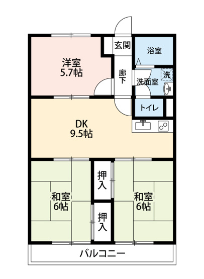 【間取り】 | メゾンむつな