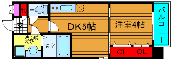 エスプレッソナンバⅡの間取り