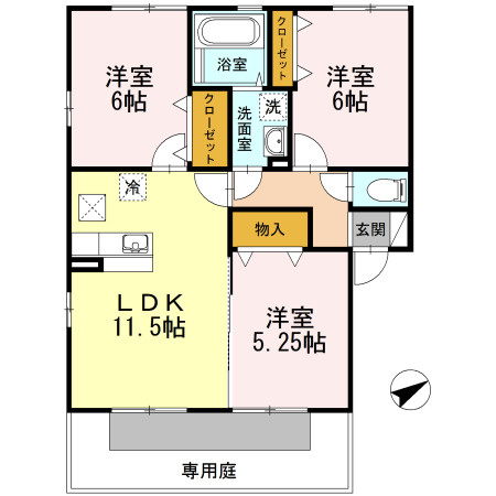 【間取り】 | エルフローラB