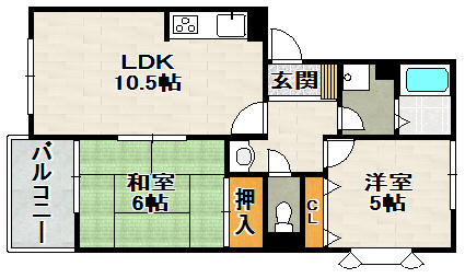 ラポールⅢの間取り