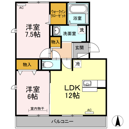 ヴィータフェリーチェの間取り