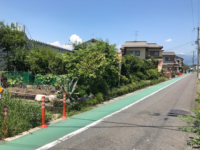 守山市水保町　売土地の外観