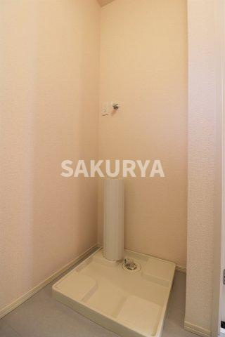 ハピネスの洗面所|洗濯機置き場
現況と異なる場合がございます。