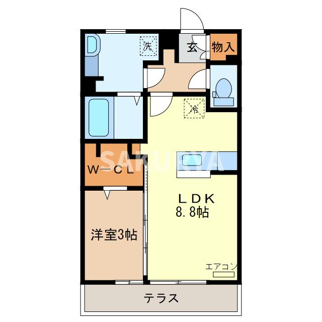 ハピネスの間取り
