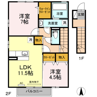 【間取り】 | ＣＡＳＡ　ＶＩＶＡＣＥ