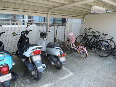 【その他共用部分】 | シティ能見台ふれあいの街D棟 | 駐輪場・バイク置場。