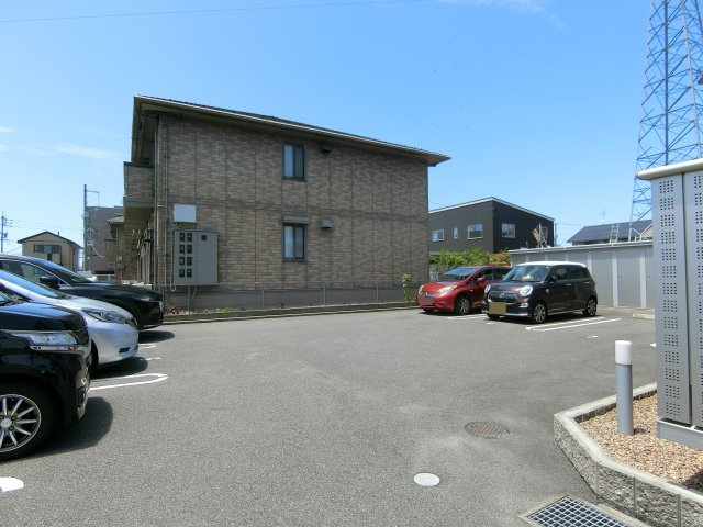 スペースゆうの駐車場