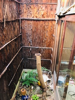 三条御前西の元電機屋さんのその他|坪庭あります。