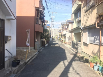 【前面道路含む現地写真】 | 深野4丁目土地