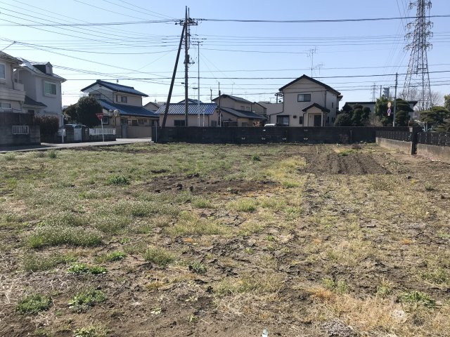 鴻巣市箕田の売地の展望|敷地内から南西方向を撮影