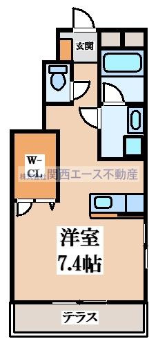【間取り】 | フジパレスフォンターナⅠ番館