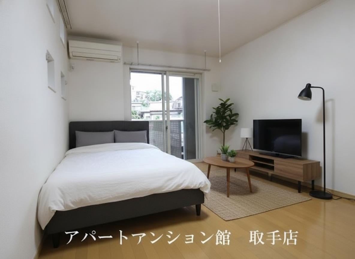 シャロル白山の居間・リビング|CGで家具等を配置したものです。実際に家具等は含まれません。
