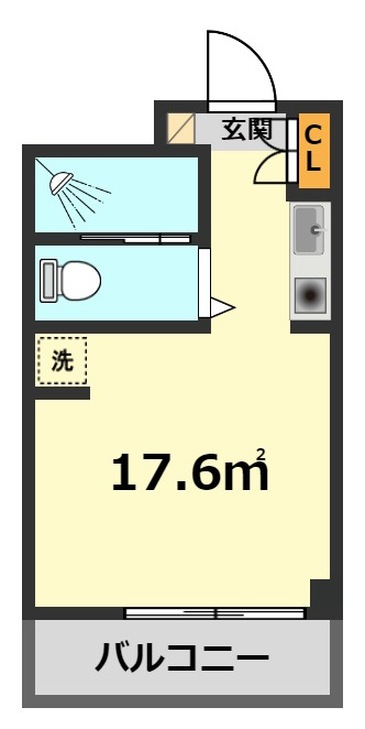 ライオンズマンション西小岩第3の間取り