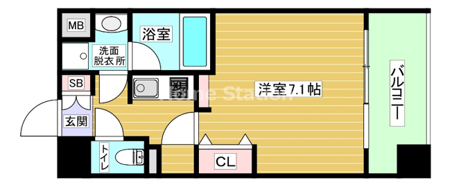 【間取り】 | ゲートコート大阪福島