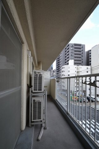 コープ野村上幟町のバルコニー