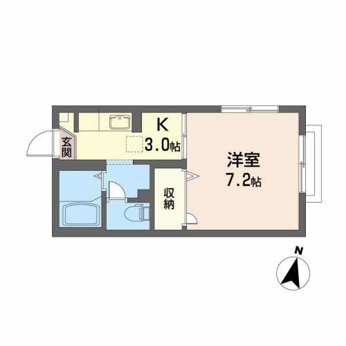 アヴニール北仙北の間取り