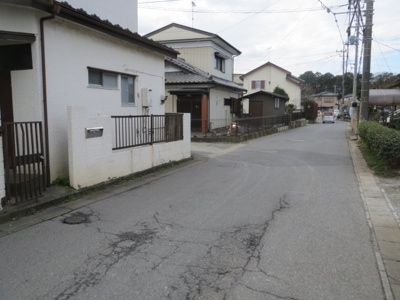 【前面道路含む現地写真】 | 松ヶ崎売地