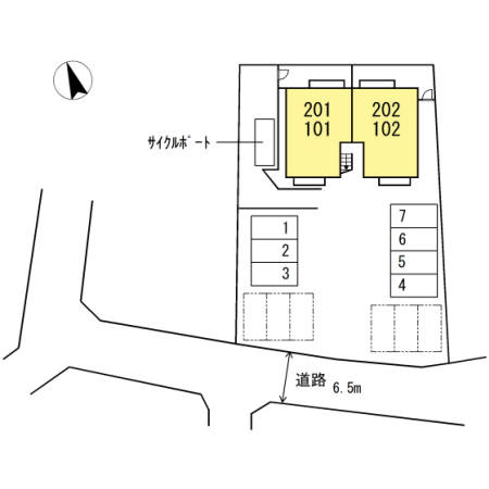 ルピナス【キャッシュバック対象】の区画図
