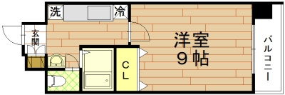 ハウスセゾン御所南の間取り