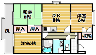 【間取り】 | R GARDEN NOZAKI