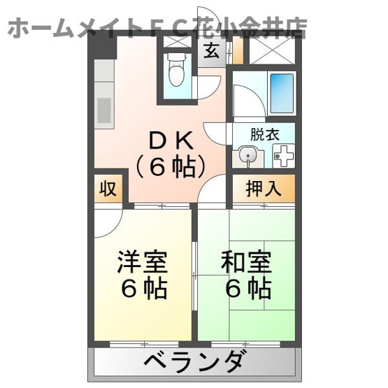 【間取り】 | パティオ仲町