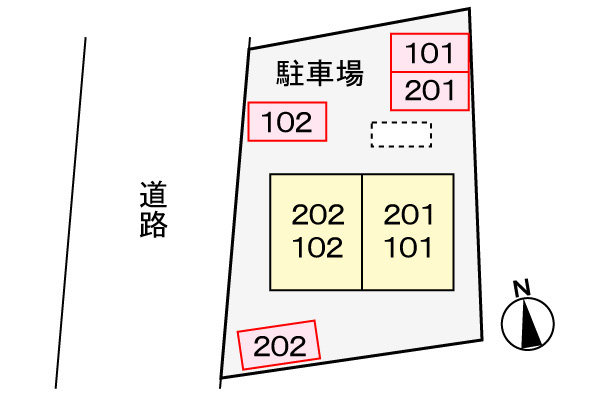 グリーンヒルズの区画図